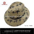 100% paper straw panama hat wholesale cheap design